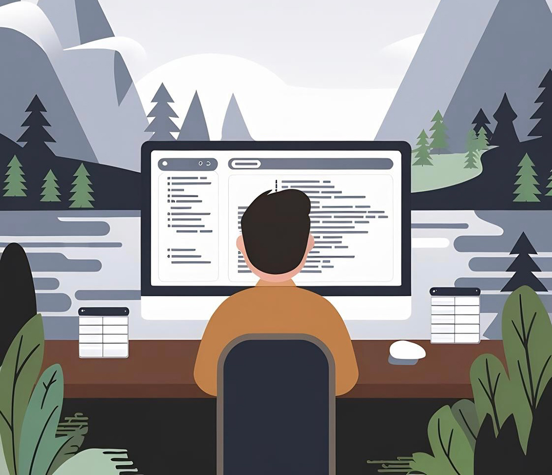 Placeholder image for blog article about web structure, rhythm, and color